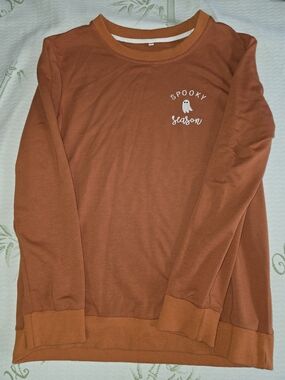 Spooky Season Orange Sweatshirt